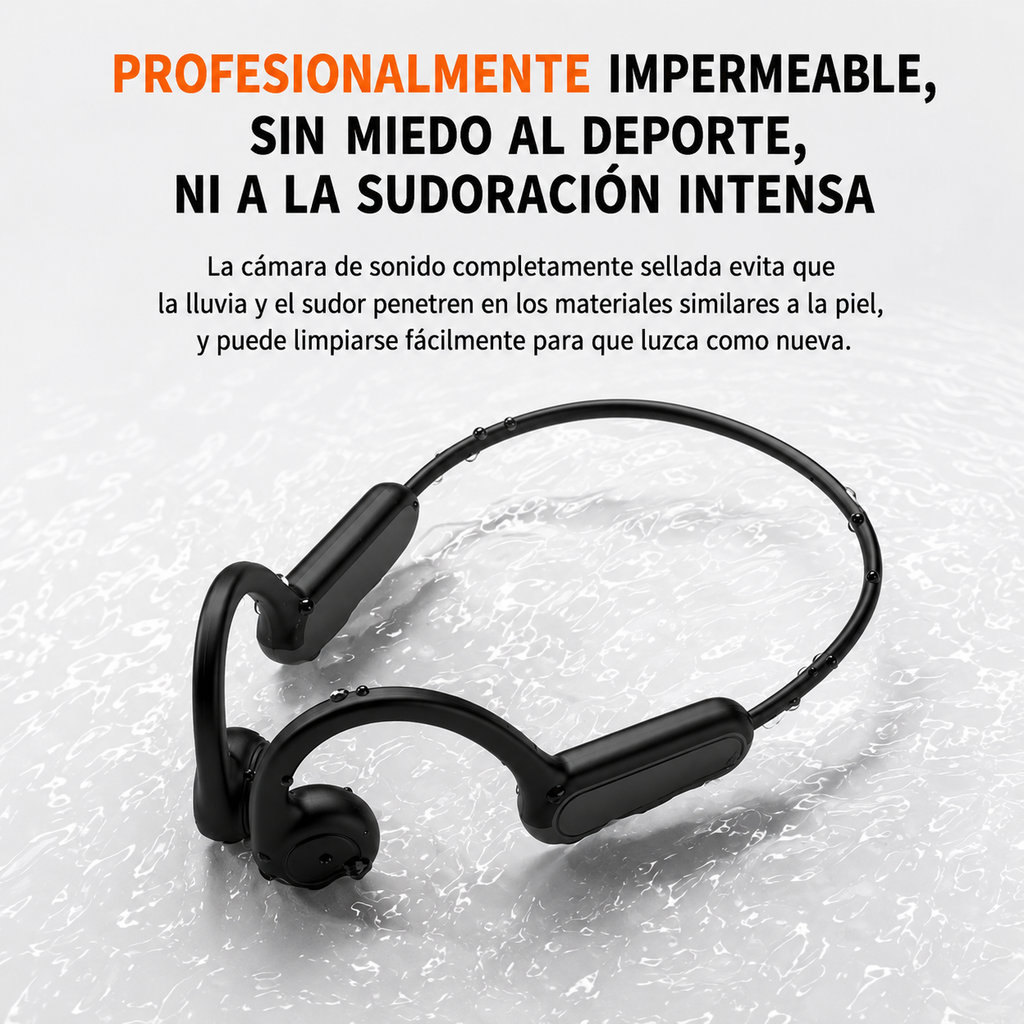 NovaByte SoundWave Pro — Auriculares de Conducción Ósea